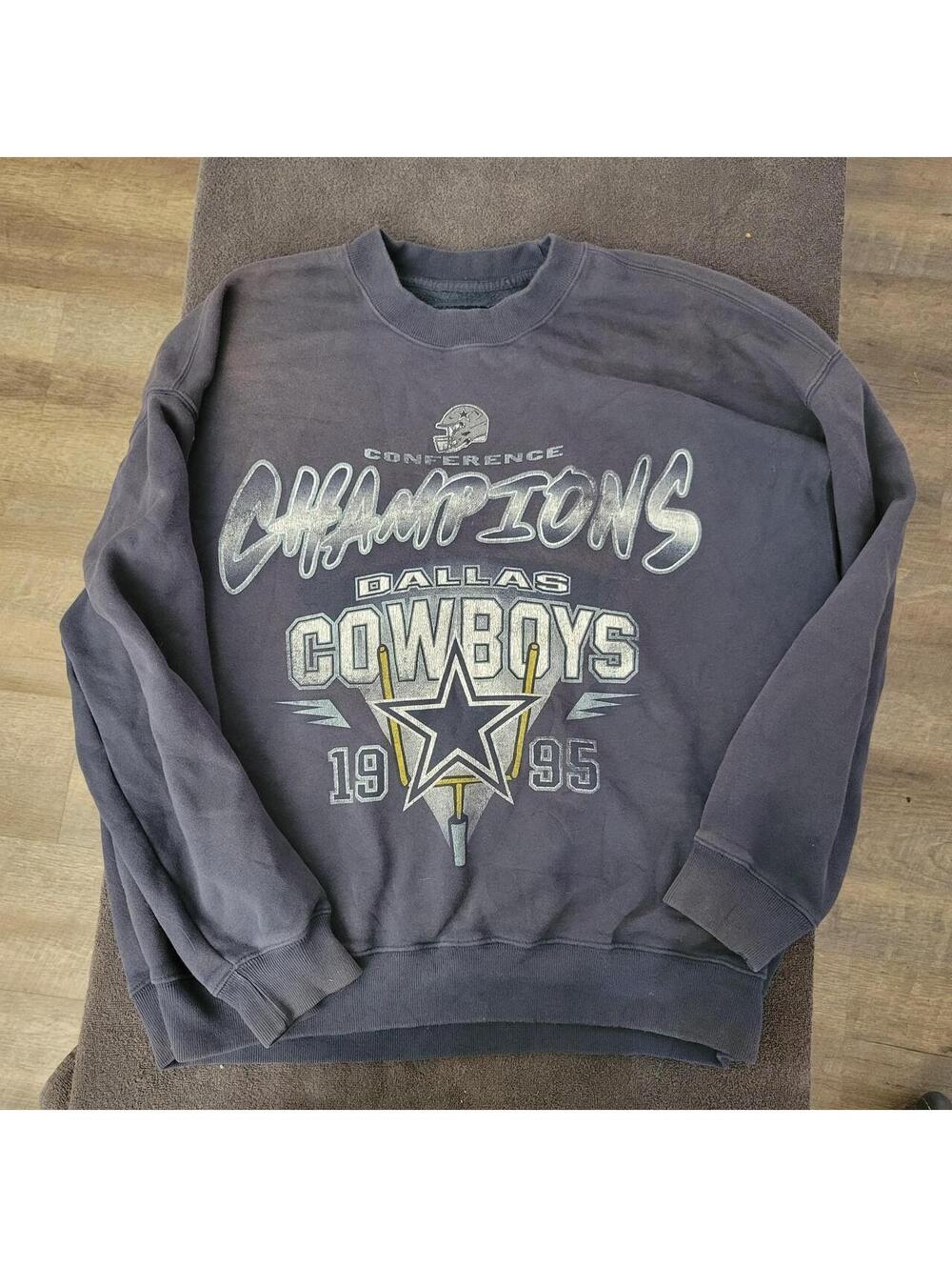 Abercrombie & Fitch Dallas Cowboys 1995 Conference Champions Oversized
